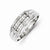 14k White Gold Diamond Men's Ring