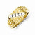 14k Yellow Gold Diamond Mens Ring