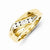14k Yellow Gold Diamond Mens Ring