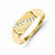 14k Yellow Gold Diamond Mens Ring