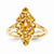 14k Yellow Gold Citrine Ring