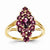 14k Yellow Gold Brazilian Garnet Ring