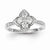 14k White Gold Diamond Ring
