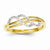 14k Two-tone Diamond Ring
