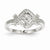 14k White Gold Diamond Ring