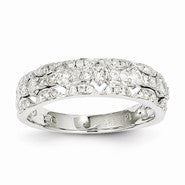 14k White Gold Diamond Ring