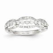 14k White Gold Diamond Ring