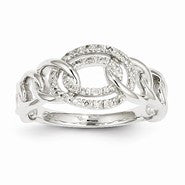 14k White Gold Diamond Ring