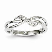 14k White Gold Diamond Ring
