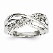 14k White Gold Diamond Ring