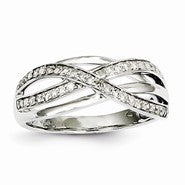 14k White Gold Diamond Ring