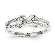 14k White Gold Diamond Ring
