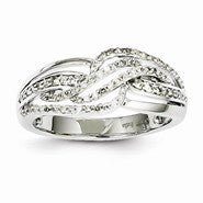 14k White Gold Diamond Ring