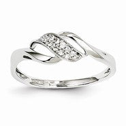 14k White Gold Diamond Ring