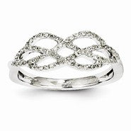 14k White Gold Diamond Ring