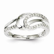 14k White Gold Diamond Ring