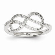 14k White Gold Diamond Ring
