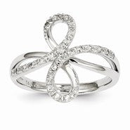 14k White Gold & Diamond Ring
