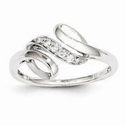 14k White Gold Diamond Ring