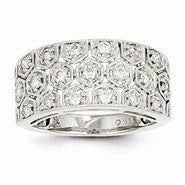 14k White Gold & Diamond Ring