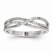 14k White Gold Diamond Ring