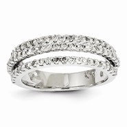 14k White Gold Diamond Ring