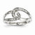 14k White Gold & Diamond Ring