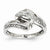 14k White Gold Diamond Ring