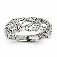 14k White Gold Diamond Ring