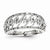 14k White Gold Diamond Open Back Ring