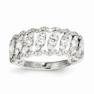 14k White Gold Diamond Ring