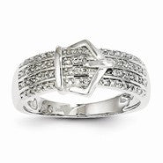 14k White Gold Diamond Ring