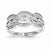 14k White Gold & Diamond Ring