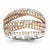 14k White and Rose Gold Diamond Ring