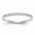 14k White Gold Diamond Wedding Band