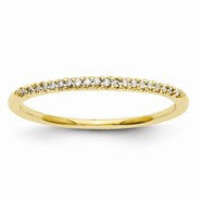 14k Yellow Gold Diamond Wedding Band