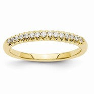 14k Yellow Gold Diamond Wedding Band