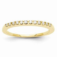 14k Yellow Gold Diamond Wedding Band