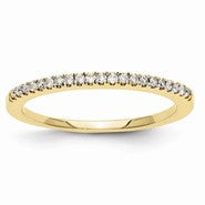 14k Yellow Gold Diamond Wedding Band