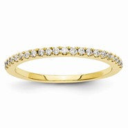 14k Yellow Gold Diamond Wedding Band