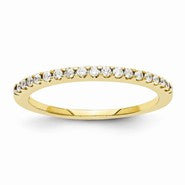 14k Yellow Gold Diamond Wedding Band