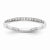 14k White Gold Diamond Wedding Band