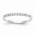 14k White Gold Diamond Wedding Band