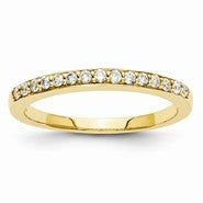 14k Yellow Gold Diamond Wedding Band