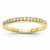 14k Yellow Gold Diamond Wedding Band