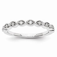 14k White Gold Diamond Ring