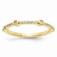 14k Yellow Gold Diamond Ring