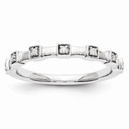 14k White Gold Diamond Ring