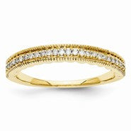 14k Yellow Gold Diamond Ring