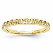 14k Yellow Gold Diamond Ring